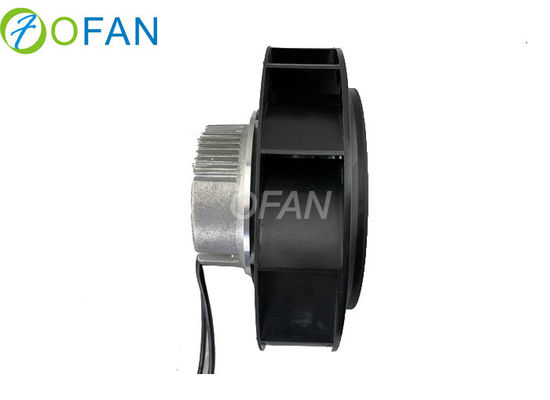 133mm Brushless Ec Centrifugal Blower PA66 Wheel For FFu Filter Hvac Ventilation